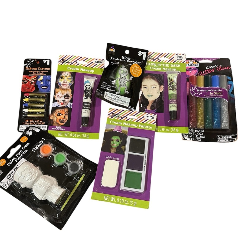 Walmart Halloween Makeup and Craft Set Bundle